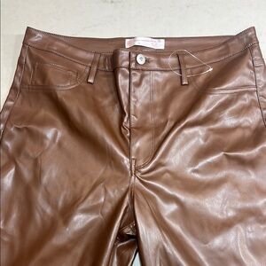 Brown Leather Pants